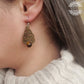 Pendientes Boho de Macrame con Piedras Naturales / Boho Macrame Earrings with Natural Stones